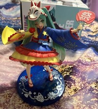 DEFECT Hatsune Miku Summer Festival Ver. Figure with Fox Mask NO BOX