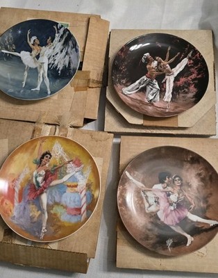 Hamilton Collection Nutcracker Ballet Collector Plates Lot 4 Plates 