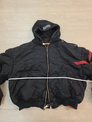 RARE! Vetements X Alpha Industries Cropped Bomber Jacket Size L image 7