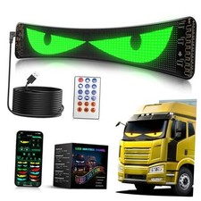 LED Eyes for Car Windshield, 1Pc 23.62" 4.72" Devil Eyes Light, Flexible