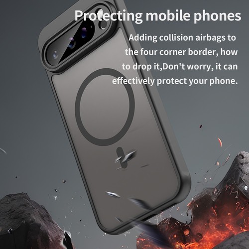 Designer Magnetic Case for Google Pixel 9 Pro XL 2024, Compatible with MagSafe - 第 4/8 張圖片