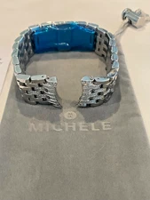 NEW Michele 18mm Diamond Tappered Watch Bracelet - fits Sidney + CSX - $1800
