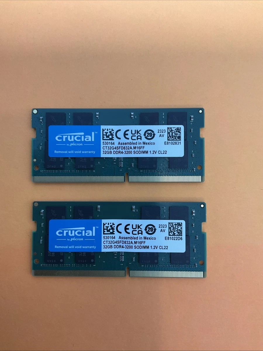 Crucial DDR4 SDRAM 64 GB Total Capacity Memory (RAM) for sale | eBay