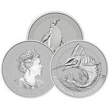 1/3 oz Platinum Coin (Random Year, Varied Condition, Any Mint) 2146.23 per troy oz