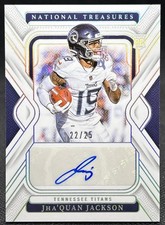 2024 National Treasures Jha'Quan Jackson Rookie RC Auto #22/25 - Titans
