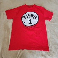 Dr. Seuss Thing 1 T-shirt Red Size Adult M