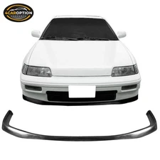 Fits 90-91 Honda Civic 3Dr HB 4Dr JDM Style Front Bumper Lip Spoiler Splitter PU