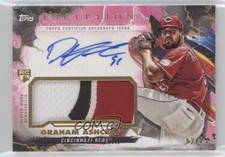2023 Topps Inception Magenta 52/75 Graham Ashcraft #IAP-GAS Patch Auto 1e97
