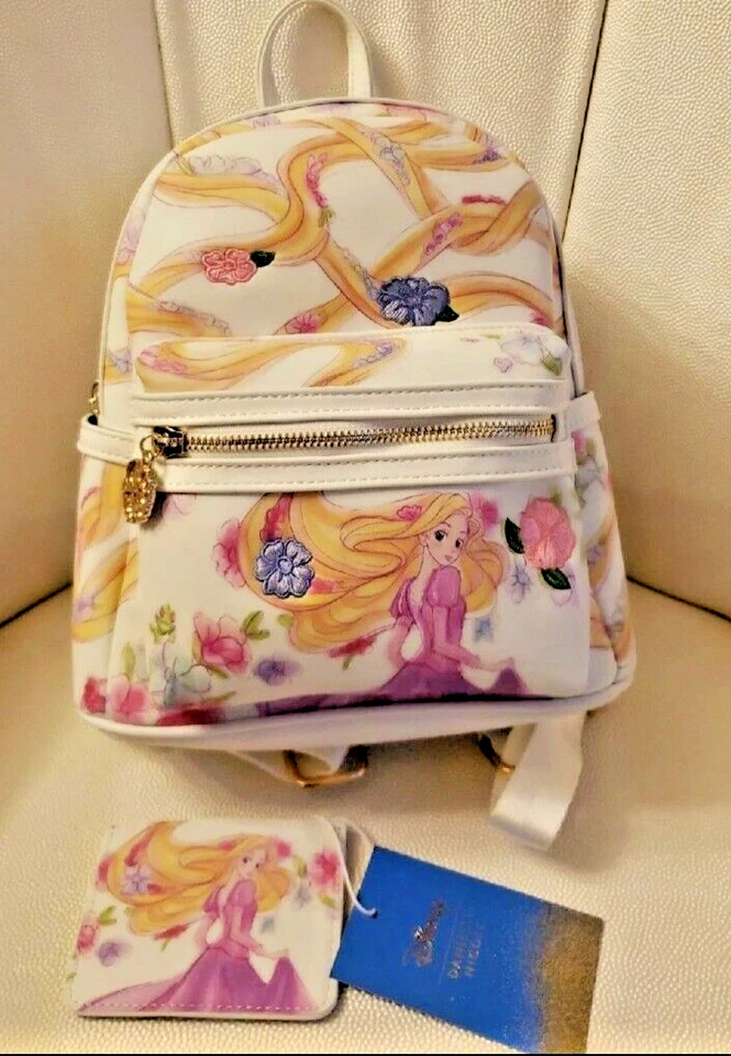 Disney Princesa Mini Mochila Enredada Rapunzel Tarjetero Danielle Nicole NUEVA Foto 2 de 4