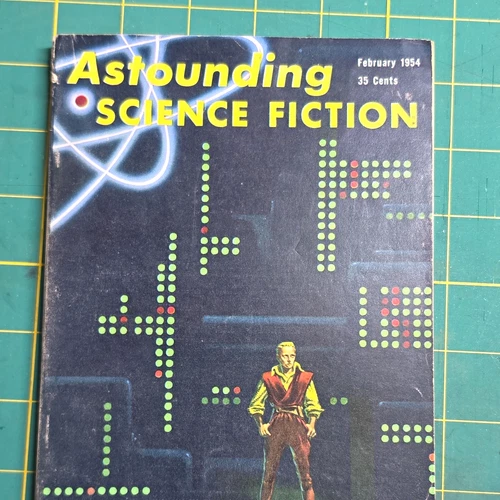 Astounding Science Fiction Magazine Feb 1954 Illustrated English Sci-Fi