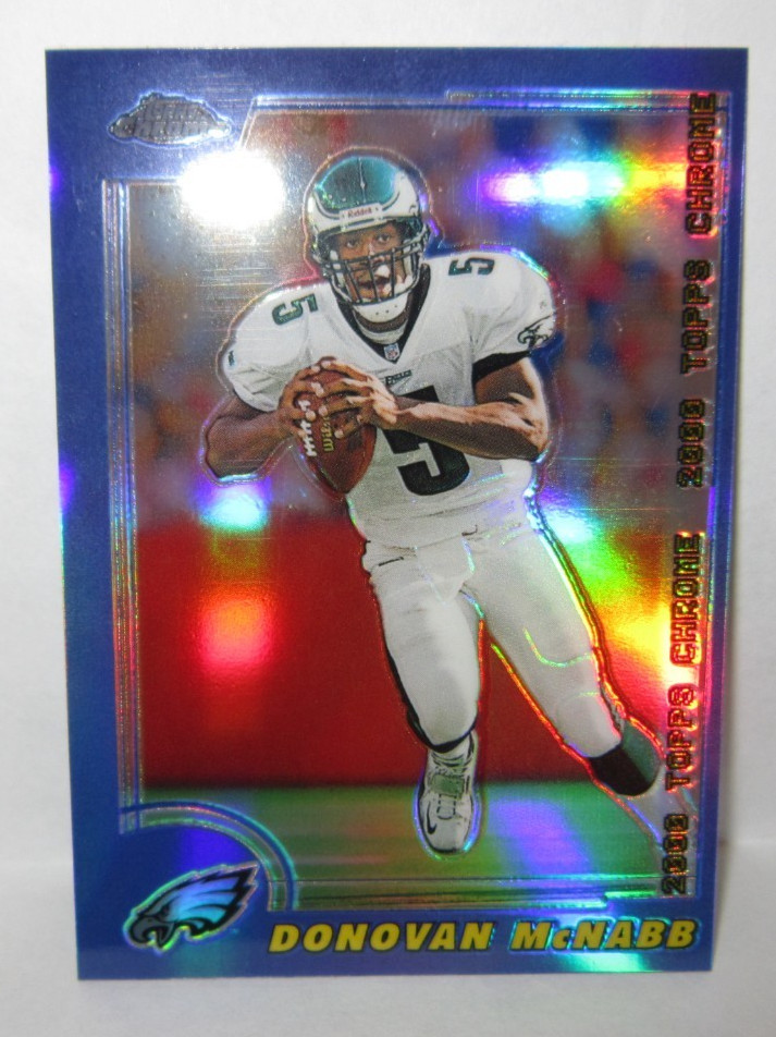 Donovan McNabb 2000 Topps Chrome  Refractor Card#55!Eagles QB GOAT HOF-Vers2
