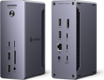 UGREEN Revodok Max 213 Thunderbolt 4 Dock 40Gbps (Dual 4K@60Hz, Single 8K