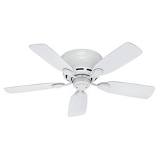 Hunter Fan Company 51059 Hunter Indoor Low Profile IV Ceiling Fan with Pull