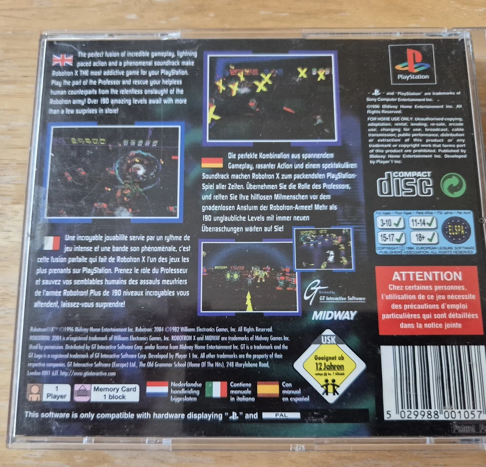 ROBOTRON X. PS1 GAME. (PLAYSTATION One, PAL) With manual. - Image 2 of 4