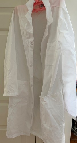 Fashion Seal Healthcare Lab Coat (Long sleeved) Size Small Bright White