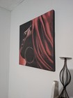 Aaron Reed "Insiration Red & Black Portrait Canvas Print Wall Mounted 24x24 — photo 4