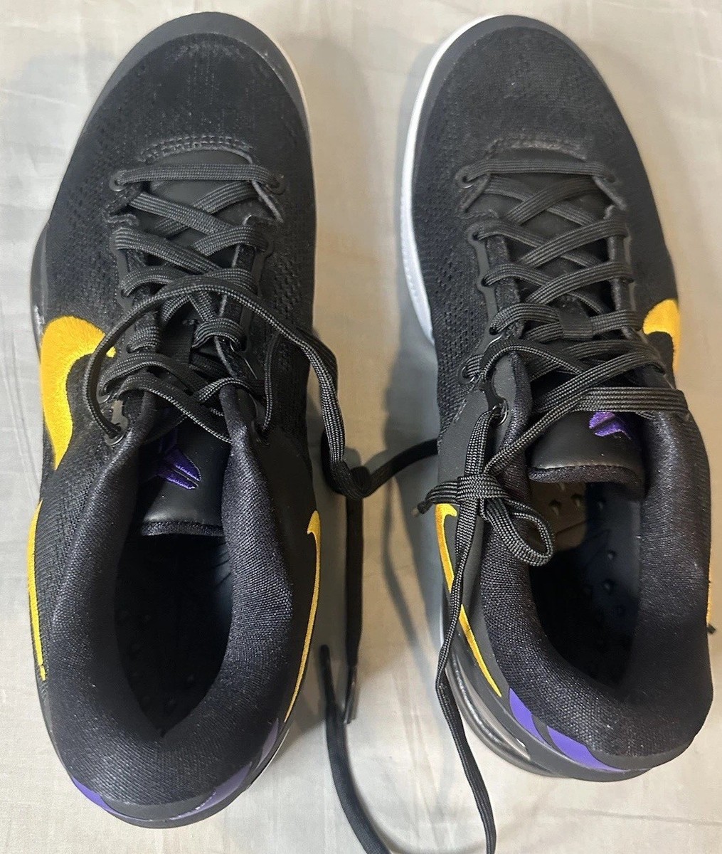 Nike Kobe 8 Protro Lakers Away HF9550-001 Men's Size 8.5 | eBay