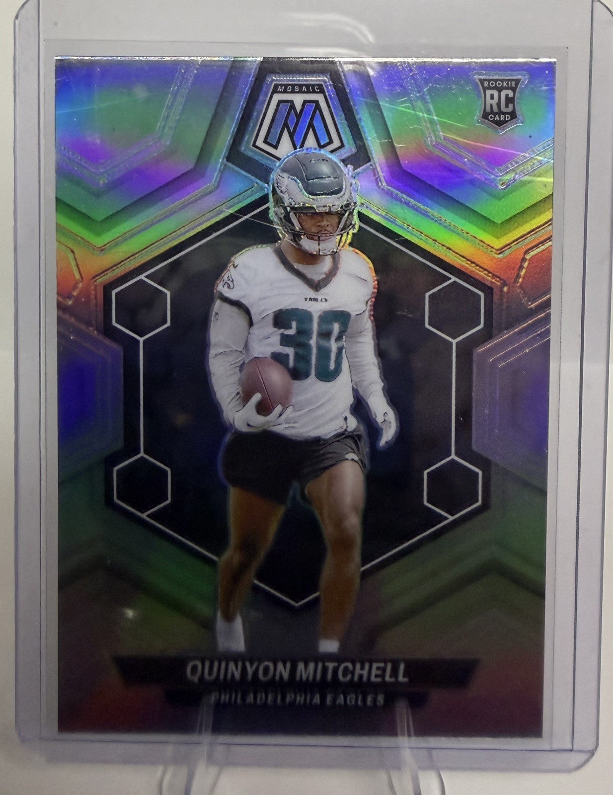 2024 Panini Mosaic - Rookies Quinyon Mitchell #322 Silver Prizm (RC)