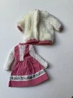 Vintage 1972 Barbie Skipper Party Pair #3297 Outfit dress + coat excellent mod