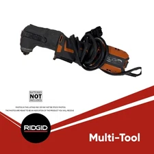 RIDGID 4 Amp Corded Oscillating Multi-Tool R28700 Tool Only Used Sawae