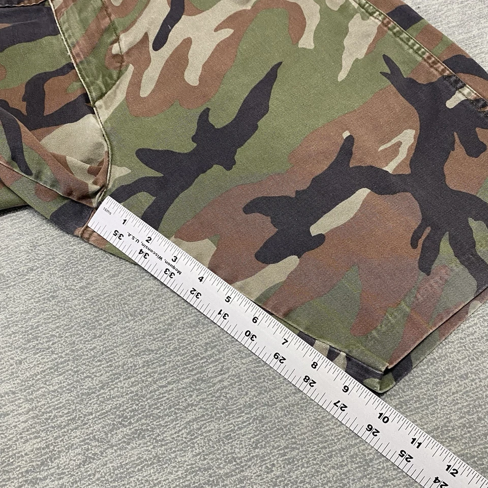 Pantalones Cortos Denim Supply Ralph Lauren Para Hombres 34 Verde Ejército Camuflaje Trabajo RL Polo Marrón Foto 3 de 4