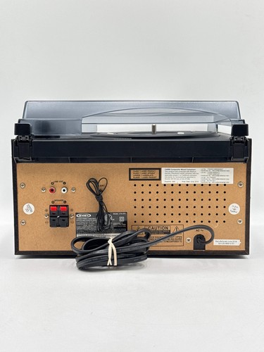 Jensen JTA-475 Turntable Music Entertainment System (33/45/78 RPM) AM/FM Radio - Picture 5 of 8