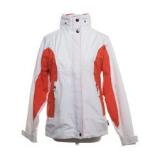 SLC, Regenjacke, Damen, Größe: XS, Weiß/Orange, Polyester #jxY