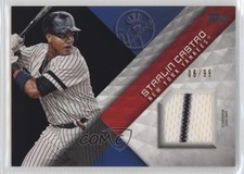 2018 Topps Major League Material Series 1 Black 6/99 Starlin Castro #MLM-SC rs2
