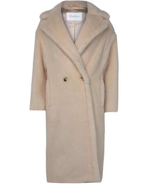MAX MARA Teddy Tedgirl Beige Wool Long Coat New & Authentic