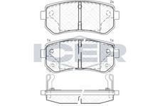 Bremsbelagsatz Hinten Mando-System für Hyundai Accent III Limo i30 Kombi 04-18