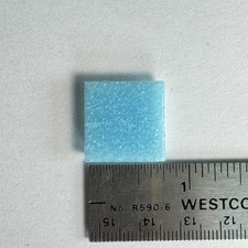 Vitreous Glass Mosaic Tiles 3/4 inch 20mm - Light Blue - 1 lb 164 tiles