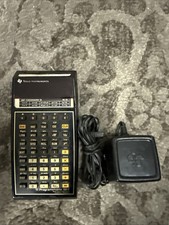 TI 58C Calculator Programmable W/adapter