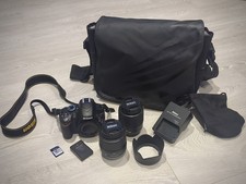 Nikon D3200 DSLR Camera Kit - Barely Used, Includes 18-55mm & 55-200mm lenses