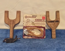 Vintage 7" Wham-O & Tournament Model Slingshots Lot of 2