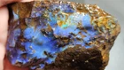 Australian solid Koroit QLD boulder opal rough piece 580 ct 116 g purple crystal