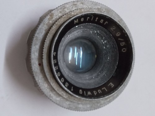 E Ludwig Meritar 50mm F2.9 Lens In Exa Mount AS IS - Picture 3 of 6