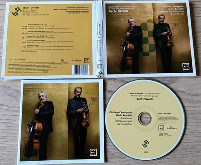 ARCANA A472 BACH VIVALDI DOUBLE CONCERTOS VIOLIN CELLO CD CARMIGNOLA (2020) EU
