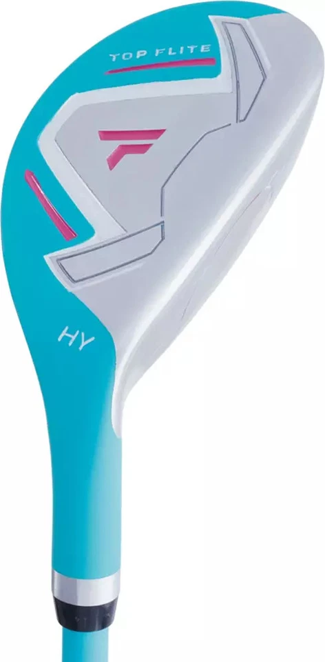 Nuevo Juego de Golf Completo Top Flite Juvenil 8 Piezas Verde Azulado/Rosa Edades 5 8 Altura 46" 52" Foto 4 de 4