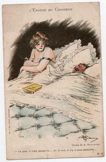 vieux papiers collection carte postale ancienne humoristique vierge