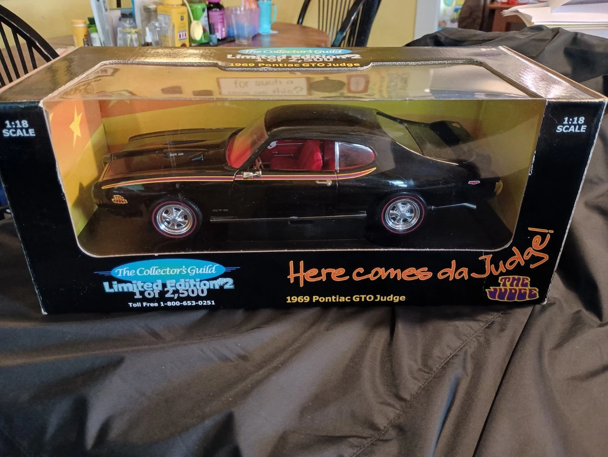 Pontiac 1:18 1969 Vehicle Year Vintage Manufacture Diecast Cars