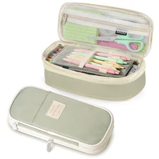 PUPTILY Pencil Case Large Capacity Aesthetic Pencil Cases with Durable Zipper...