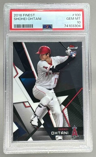 74103304 Shohei Ohtani 2018 Topps Finest #100 Rookie RC PSA 10