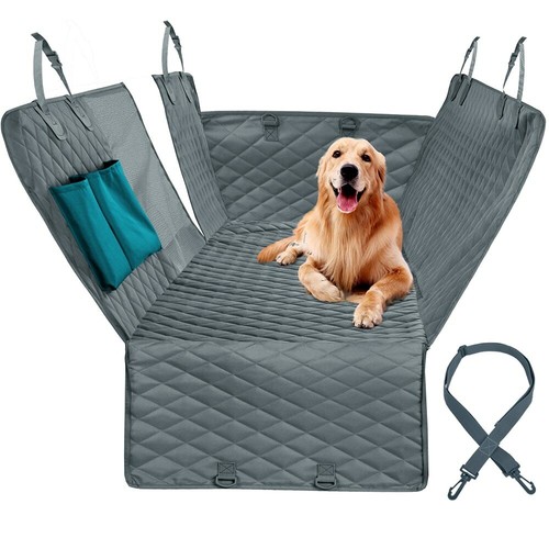 Dog Car Seat Cover View Mesh Waterproof Pet Carrier Car Rear Back Seat Mat - Picture 5 of 8