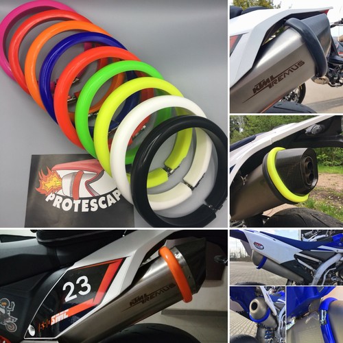 Protección contra el escape Protector de motocicleta Supermoto Silenciador Protector XL Calidad superior - Imagen 1 de 28