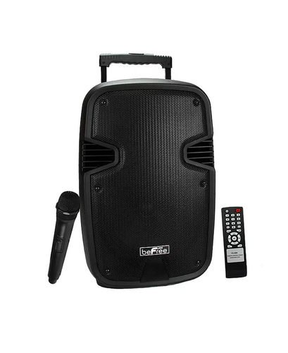Be Free Sound 10 Inch Portable Bluetooth Speaker with Party Lights with Micropho - Picture 6 of 12