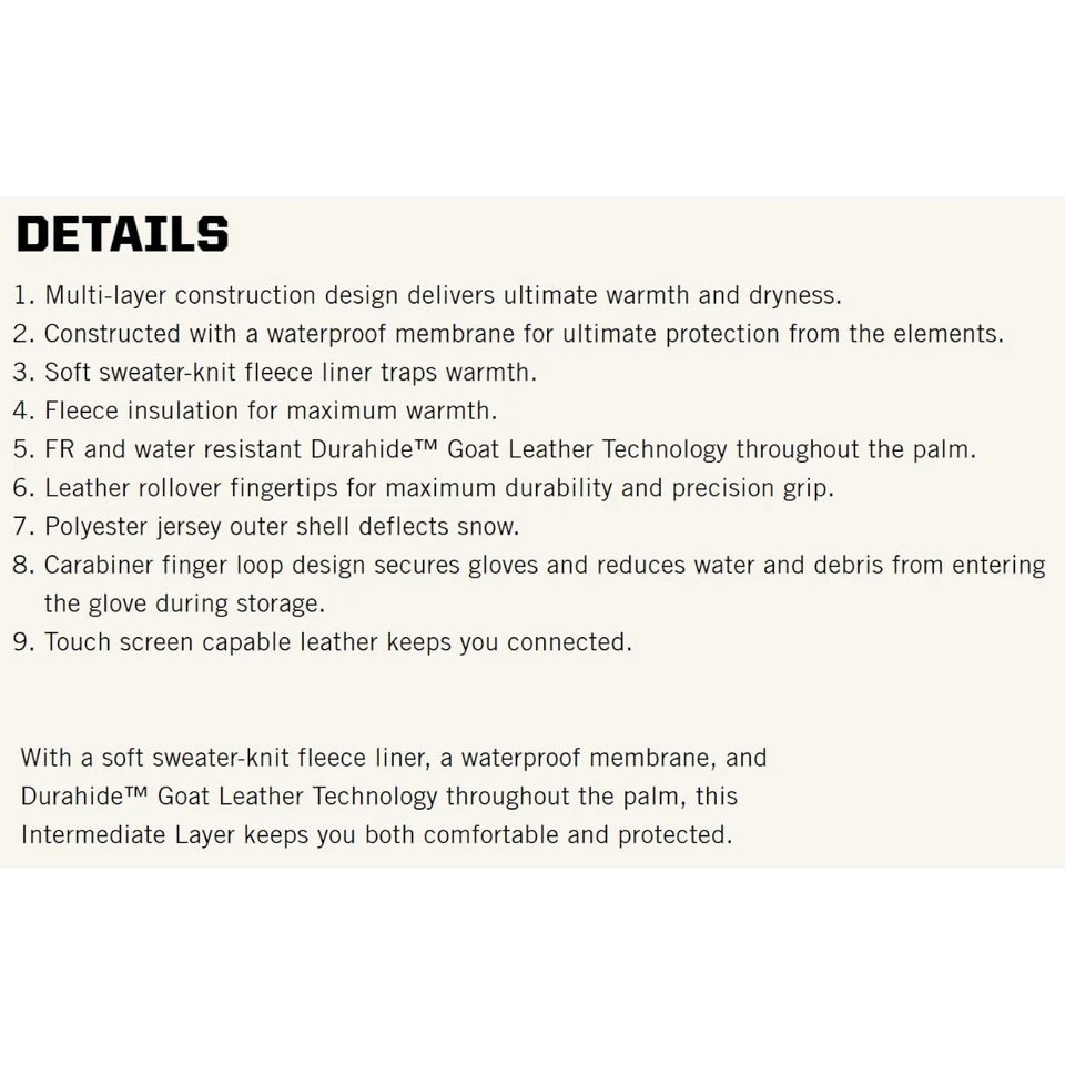 Guantes de trabajo de invierno Mechanix Wear Coldwork impermeables aislados grandes para hombre nuevos con etiquetas Foto 4 de 4