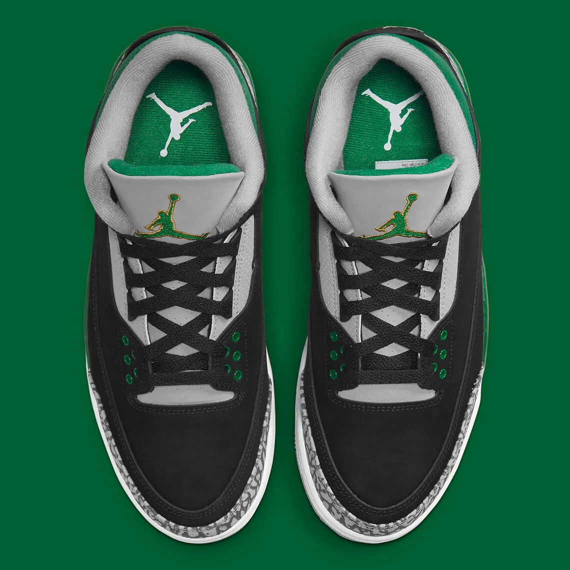 Air Jordan 3 10.5 US ブラック/グリーン Size 10.5 - Air Jordan 3 Retro Green Glow for sale online | eBay