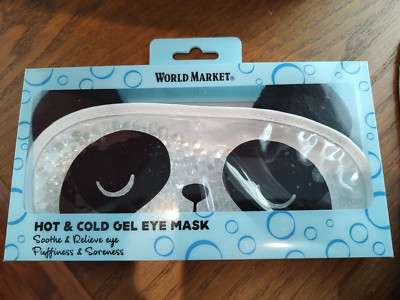 BRAND NEW World Market Hot & Cold Gel Eye Mask - Panda