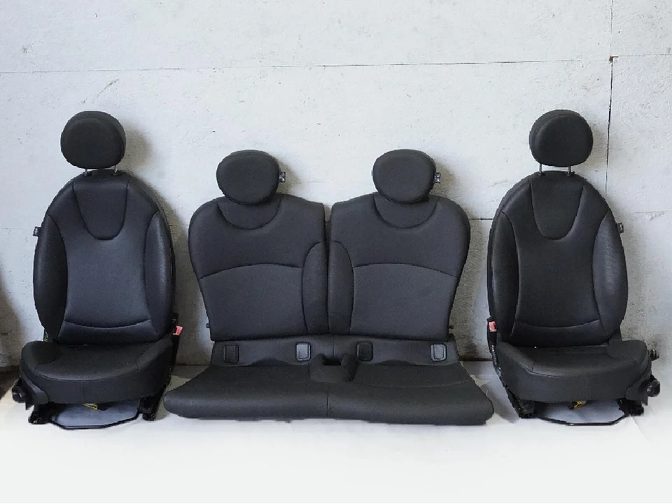 2008 - 2013 Mini Cooper Clubman R55 Seat Leather Bucket Manual Front Rear Oem Foto 2 de 4