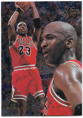 1995-96 Fleer Flair Michael Jordan Basketball Card #15 Chicago Bulls Champions | eBay